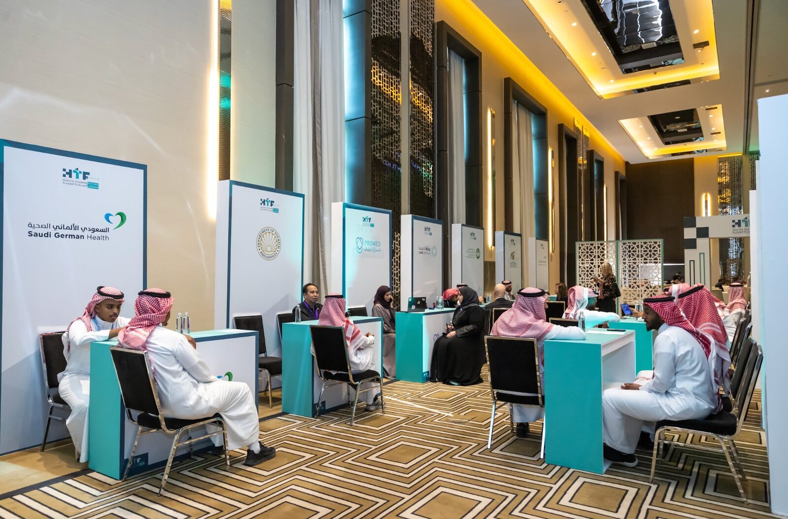 Hosted buyer meetings in progress
