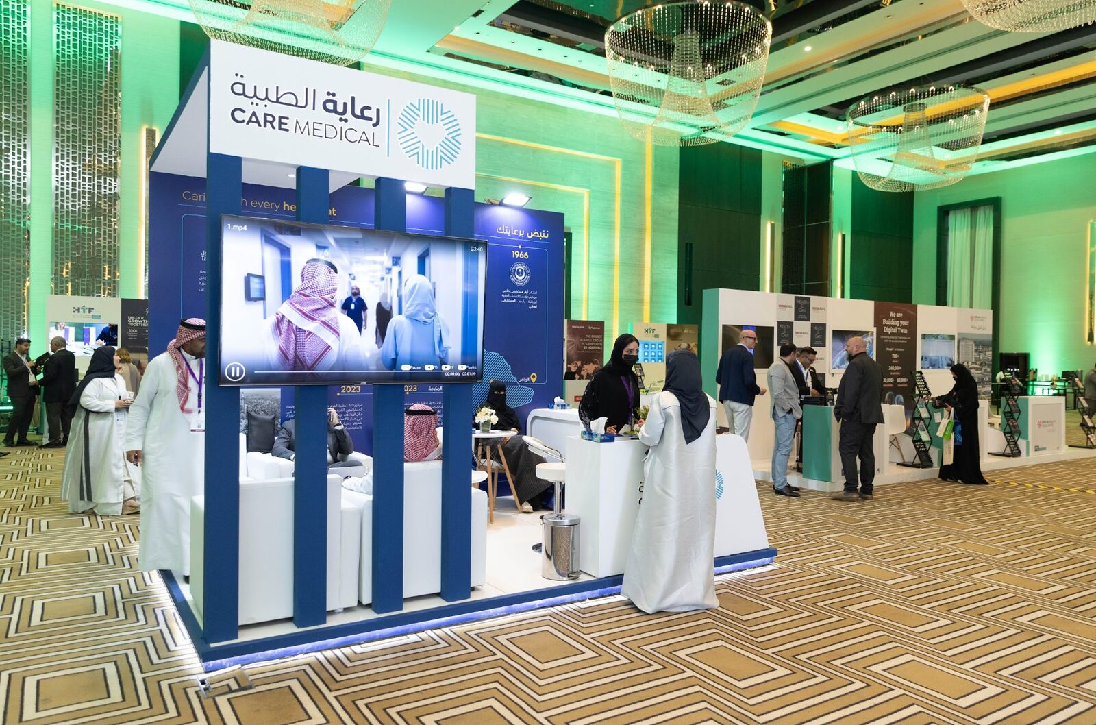 CARE Medical exhibition stand